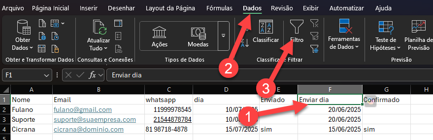 exemplo de planilha