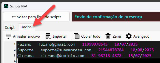 exemplo de planilha