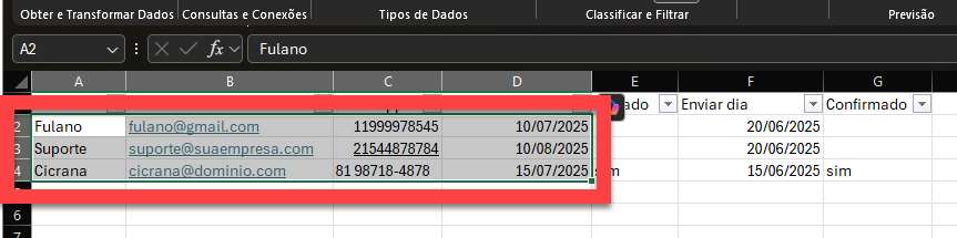 exemplo de planilha